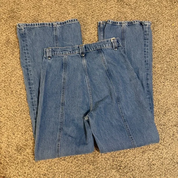 Reformation Leah Seamed High Rise Wide Leg Jeans - Picture 5 of 5